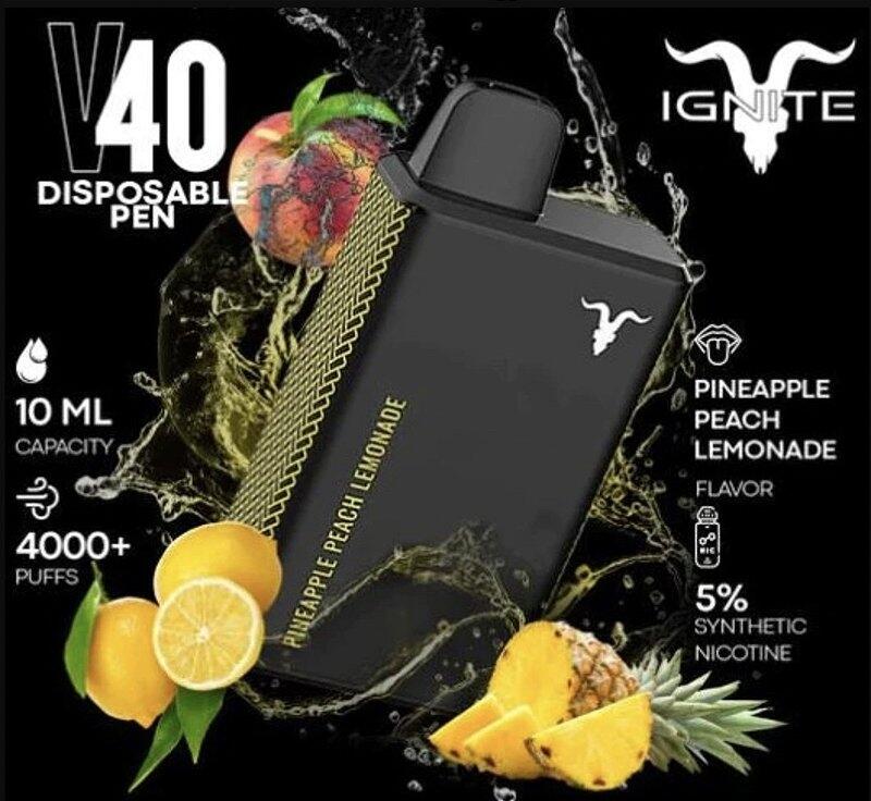 IGNITE 4mil puffs Pineapple peach limonade