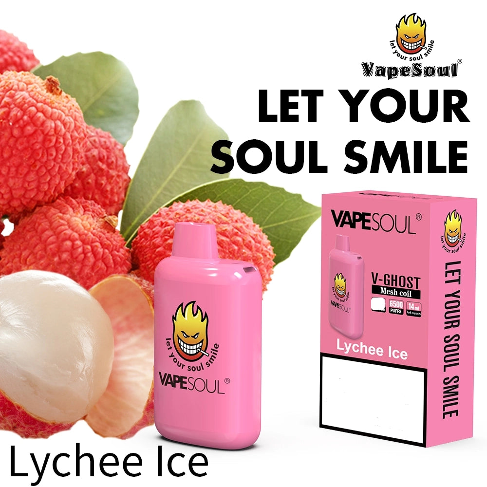 Vapesoul 6.500 puffs lychee