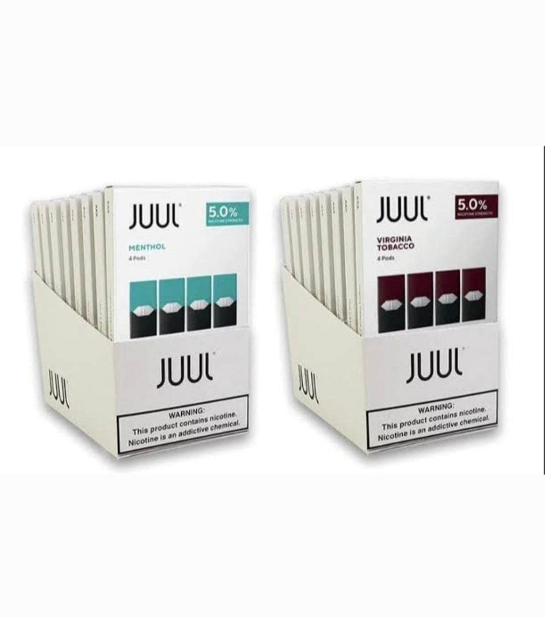 Juul Caixa 8 packs